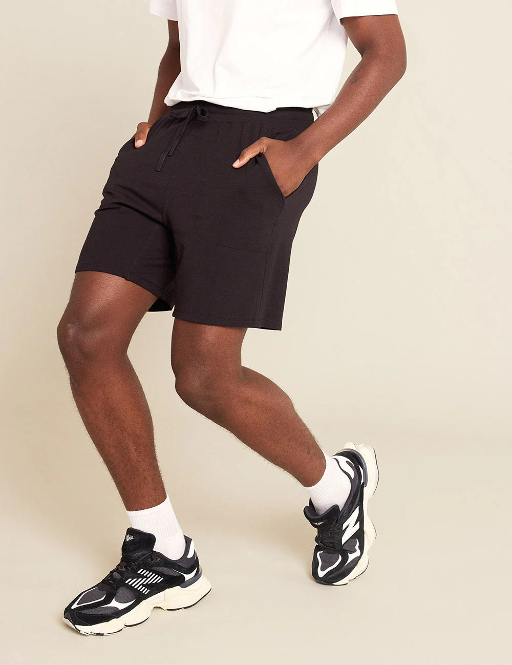 Image of BOODY Mens Weekend Sweat Shorts Black Medium