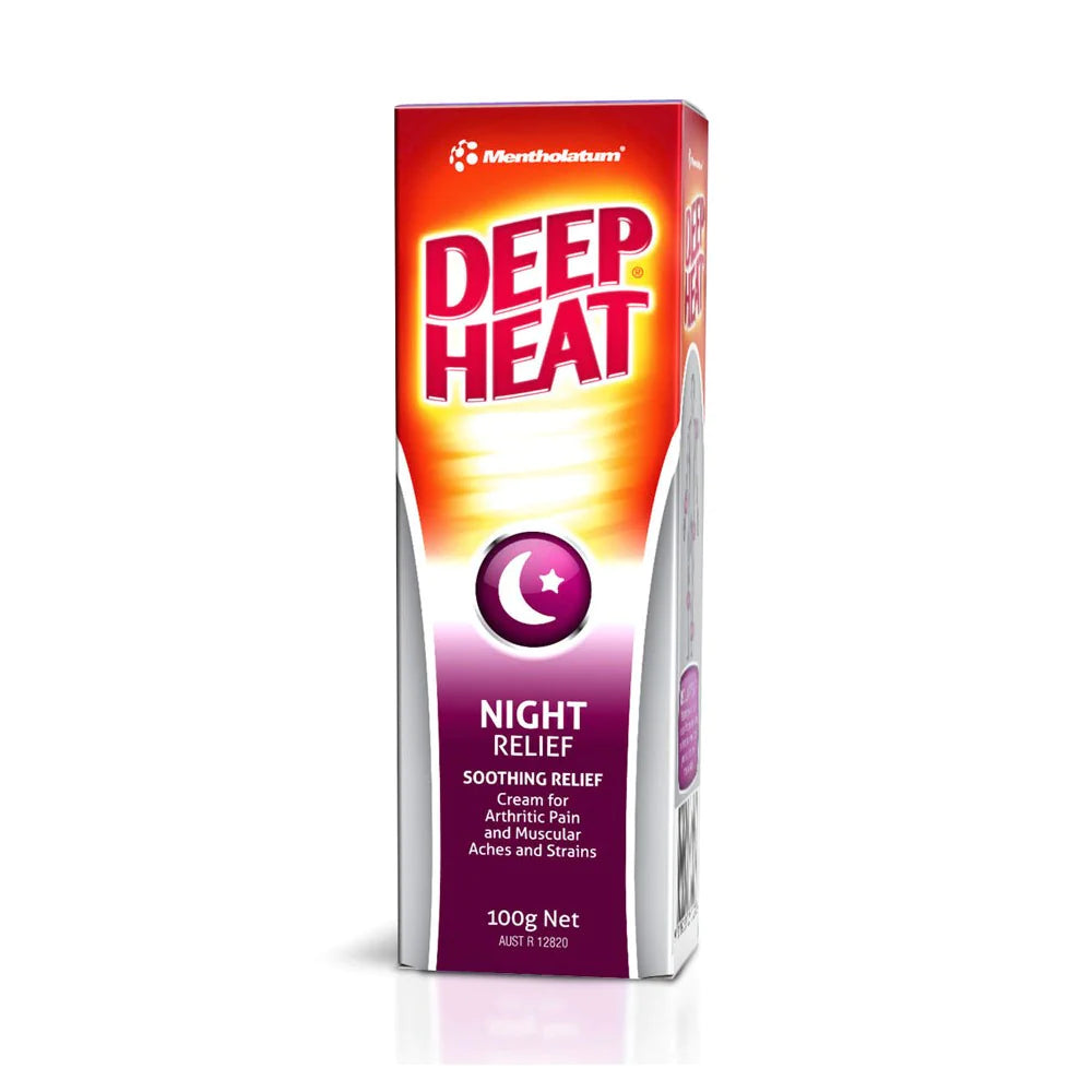 Mentholatum Deep Heat Night 100g-Matakana Pharmacy
