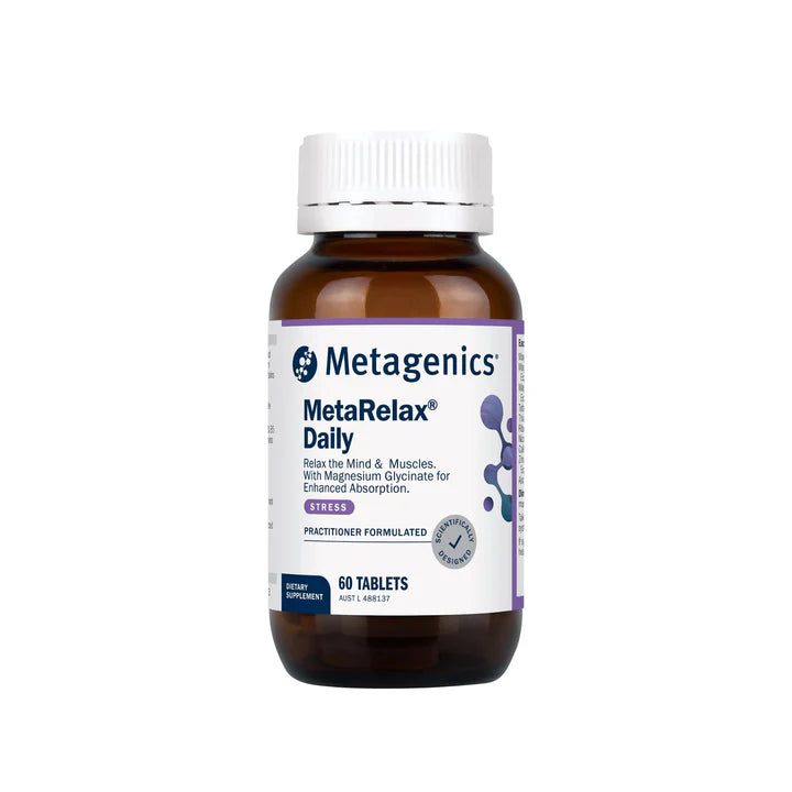MetaRelax Daily 60 Tablets-Metagenics-Matakana Pharmacy