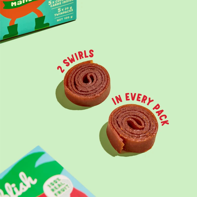 Minecraft Strawberry Pure Fruit Swirls 100g | Nibblish-Nibblish-Matakana Pharmacy