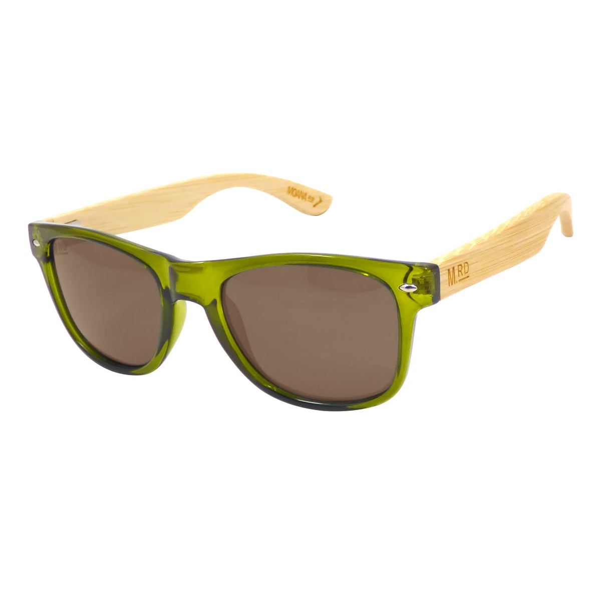 Moana Sunnies - Olive Green, Wood Arms-Matakana Pharmacy