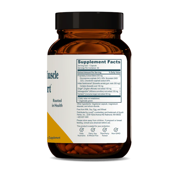 Image of Joint & Muscle Support 60vcaps supplement facts