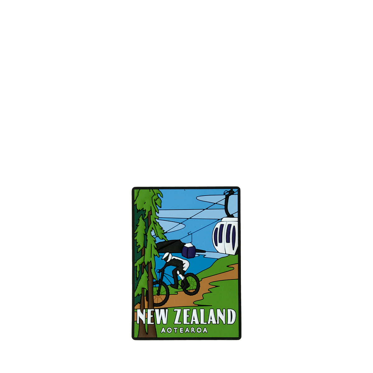 Silicone New Zealand Magnet Mountain Biking And Gondola