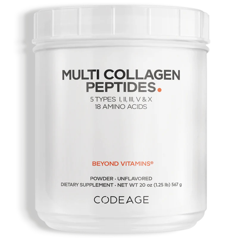 Multi Collagen Peptides Powder 567g-CODEAGE-Matakana Pharmacy