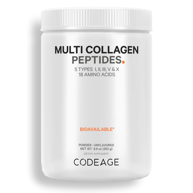 Multi Collagen Peptides Powder 252g-CODEAGE-Matakana Pharmacy