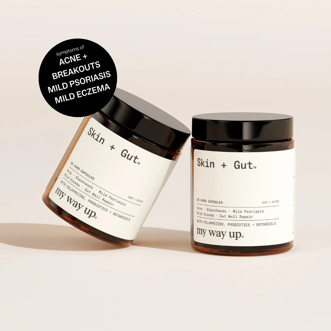 Skin + Gut 60 Capsules-my way up-Matakana Pharmacy
