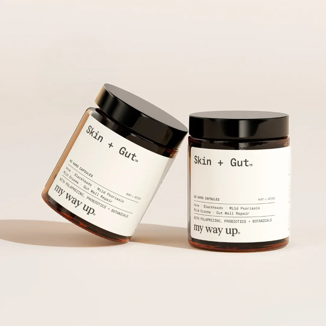Skin + Gut 60 Capsules-my way up-Matakana Pharmacy