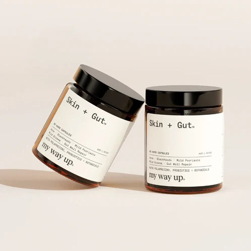 Skin + Gut Double Pack 2 x 60 Capsules-my way up-Matakana Pharmacy