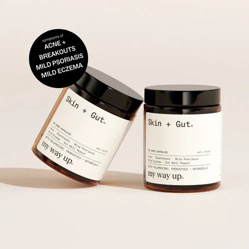 Skin + Gut Double Pack 2 x 60 Capsules-my way up-Matakana Pharmacy