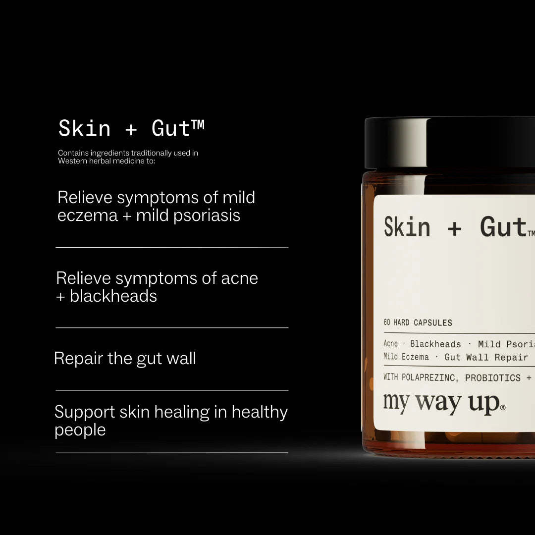 Skin + Gut 60 Capsules-my way up-Matakana Pharmacy