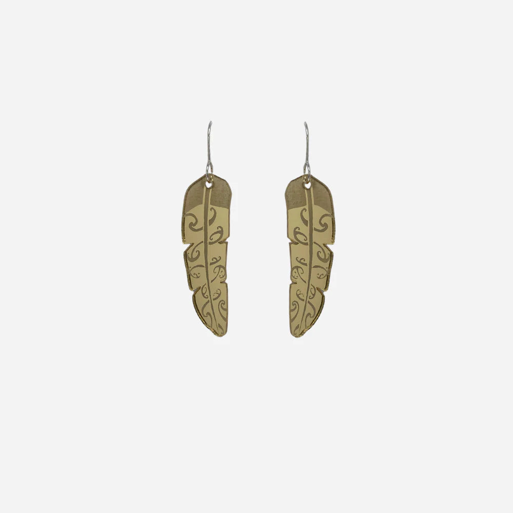 Earrings Te Raukura Mirror Small-Nichola-Matakana Pharmacy