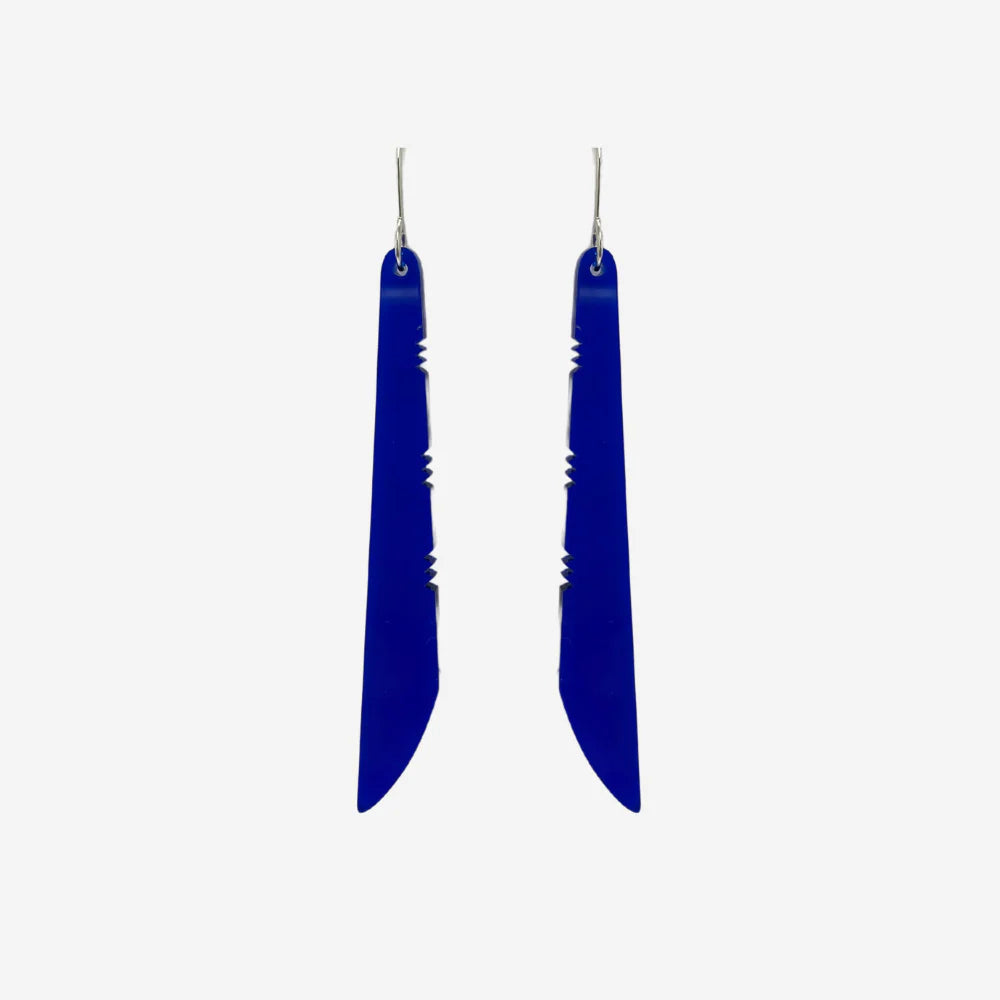 Earrings - Toki Blue Clear-Nichola-Matakana Pharmacy