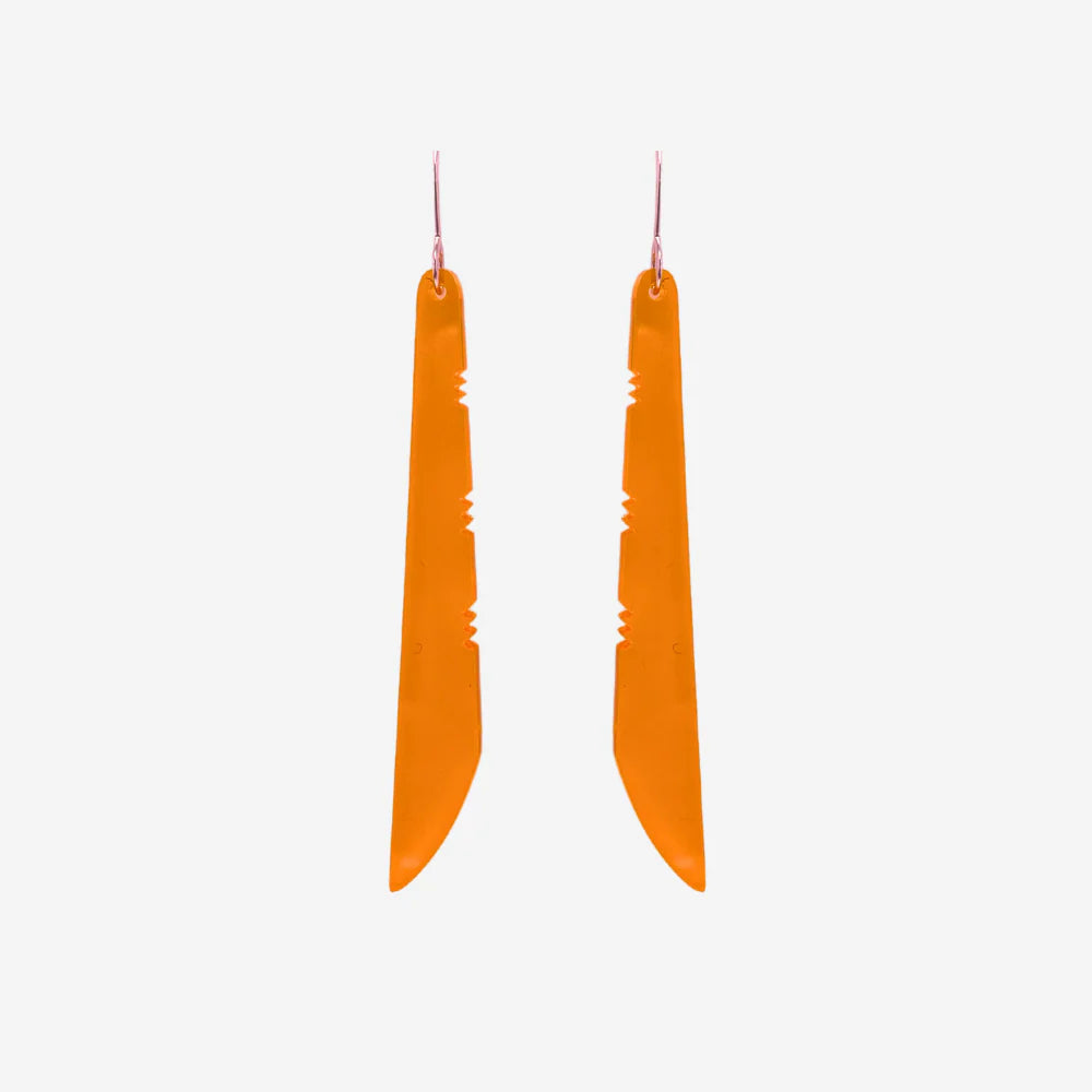 Earrings Toki Orange Clear-Nichola-Matakana Pharmacy