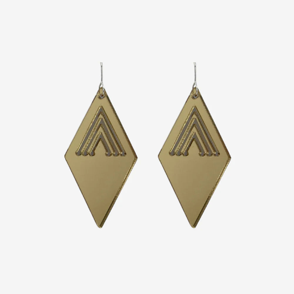 Earrings - Tino Taimana Mirror-Nichola-Matakana Pharmacy