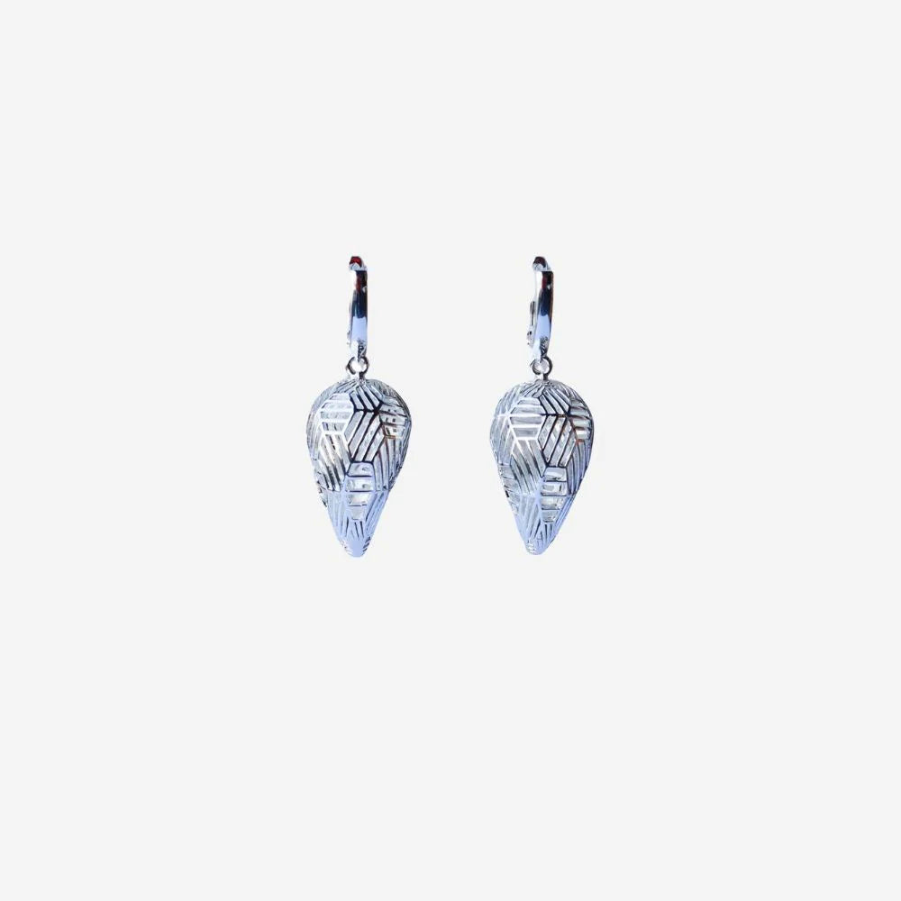 Earrings - Ngutu Manu Silver-Nichola-Matakana Pharmacy