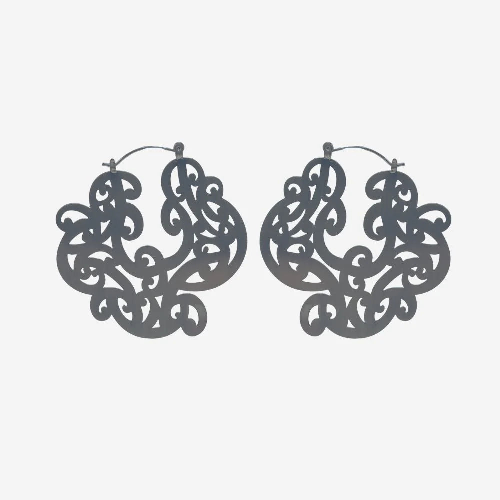 Earrings - Nga? Uara - Auahatanga Silver-Nichola-Matakana Pharmacy