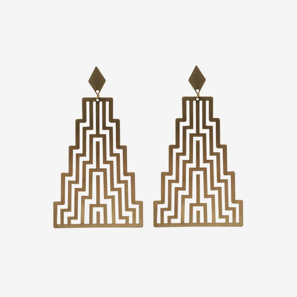 Earrings - Nga? Uara - Rawe Gold-Nichola-Matakana Pharmacy