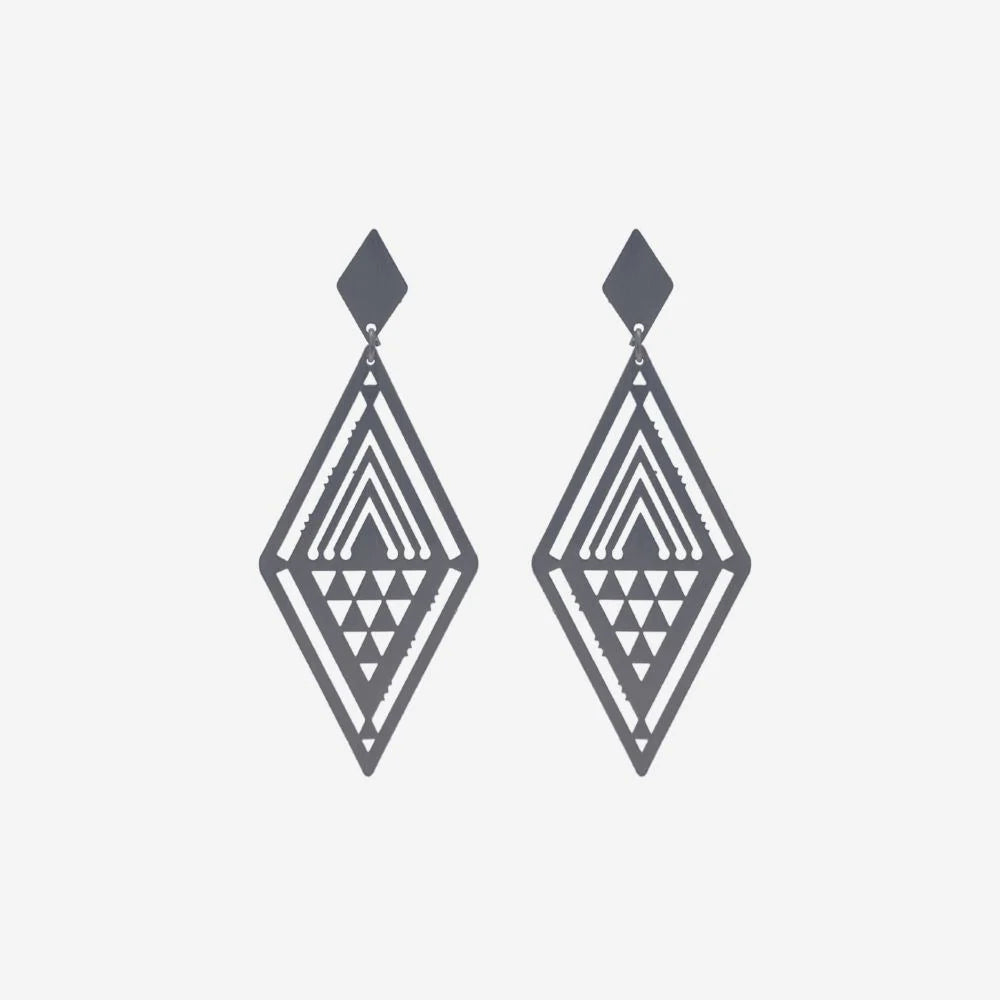 Earrings - Nga? Uara - Tino Rangatiratanga Silver-Nichola-Matakana Pharmacy