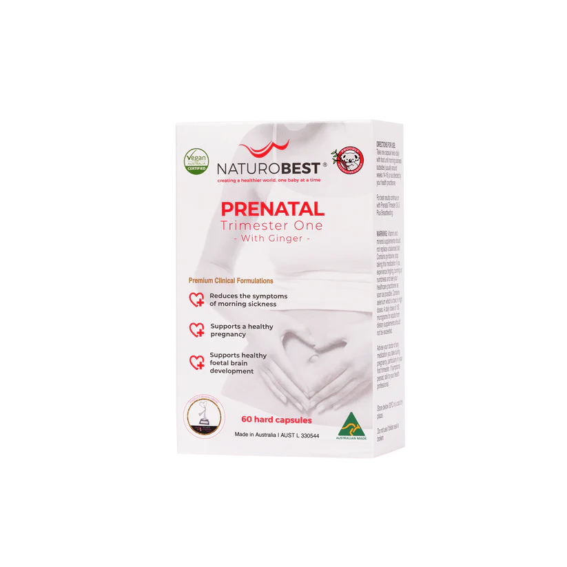 Prenatal Trimester 1 with Ginger 60caps-Matakana Pharmacy