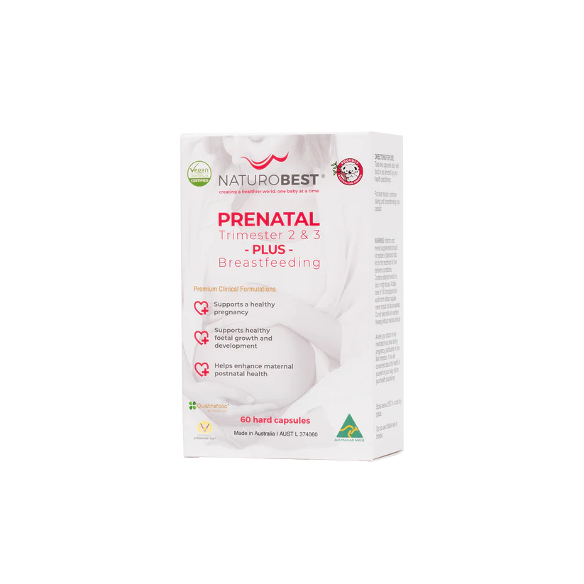 Prenatal Trimester 2 + 3 & Breastfeeding 60caps-Matakana Pharmacy