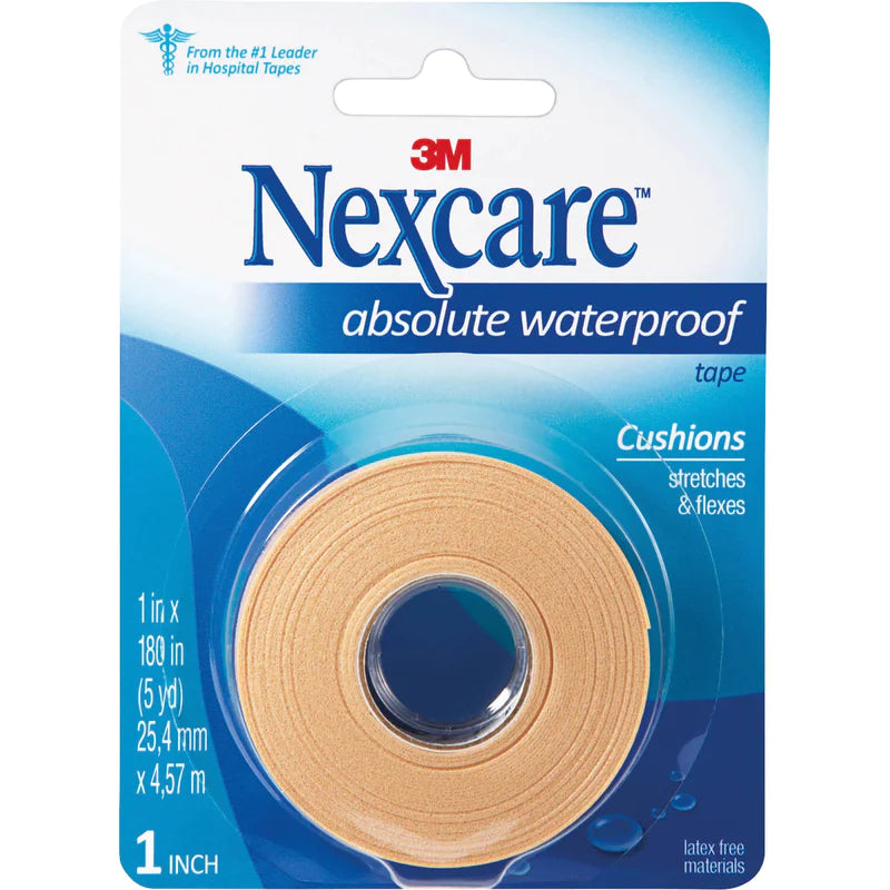 NEXCARE Absolute Waterproof Tape 25.4mmx4.57m-Matakana Pharmacy