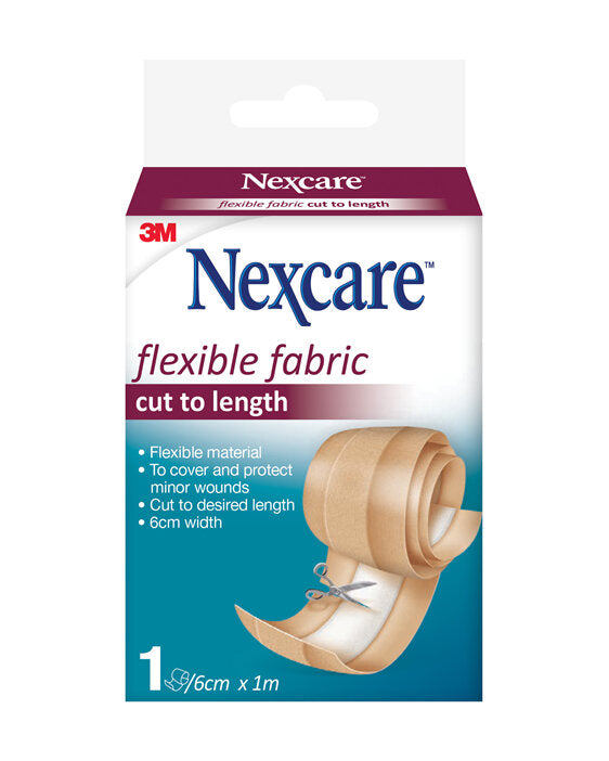 NEXCARE Flexible Fabric Cut to Length 6cmx1m-Matakana Pharmacy