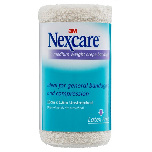 NEXCARE Medium Crepe Bandage 10cmx1.6m-Matakana Pharmacy