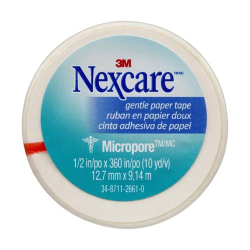 NEXCARE Paper Tape Gentle 12.7mmx9.1m White-Matakana Pharmacy