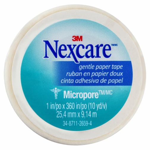 NEXCARE Paper Tape Gentle 25.4mmx9.14m White-Matakana Pharmacy