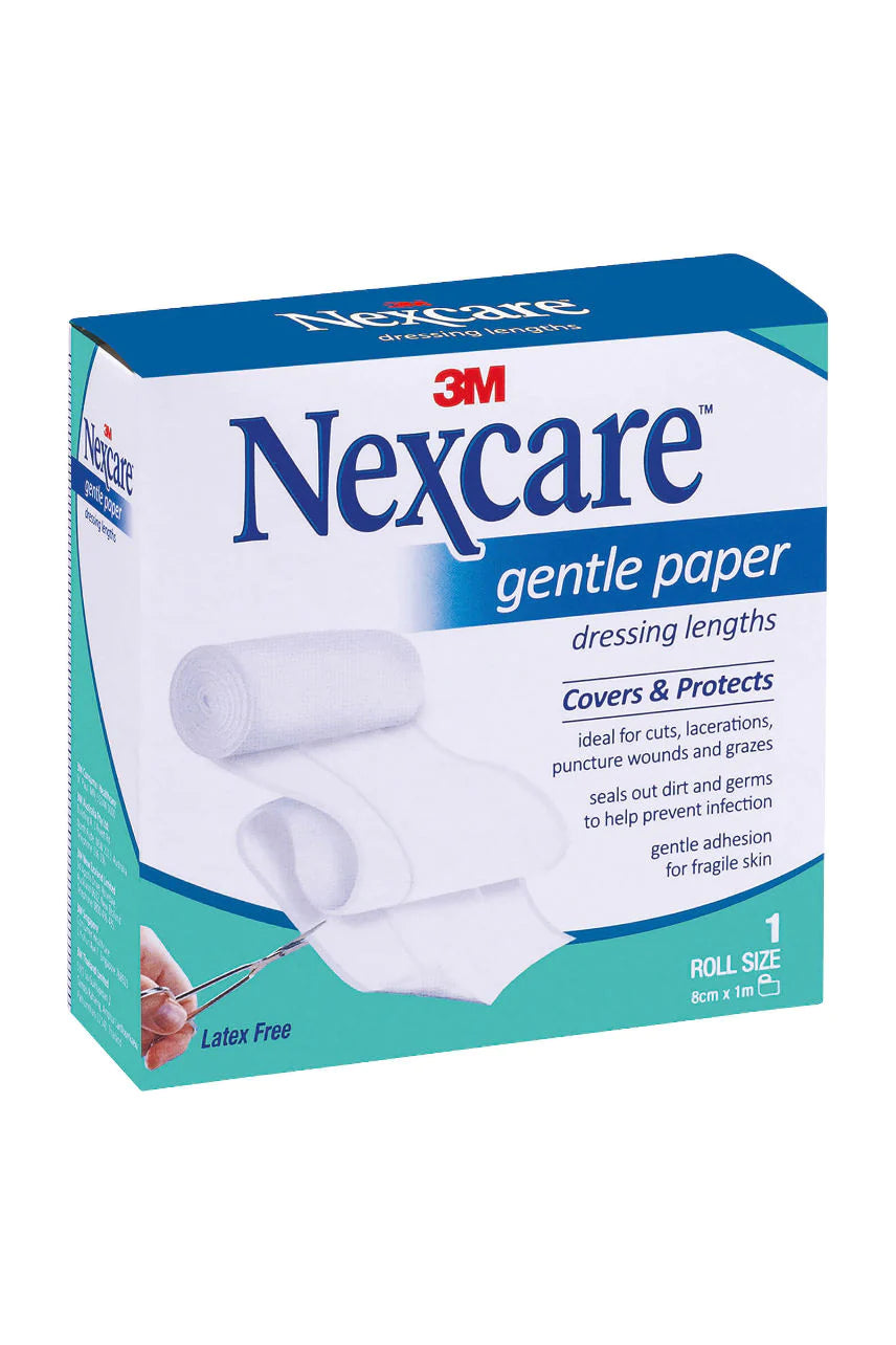 NEXCARE Paper Tape Gentle Dressing 8cmx1m-Matakana Pharmacy