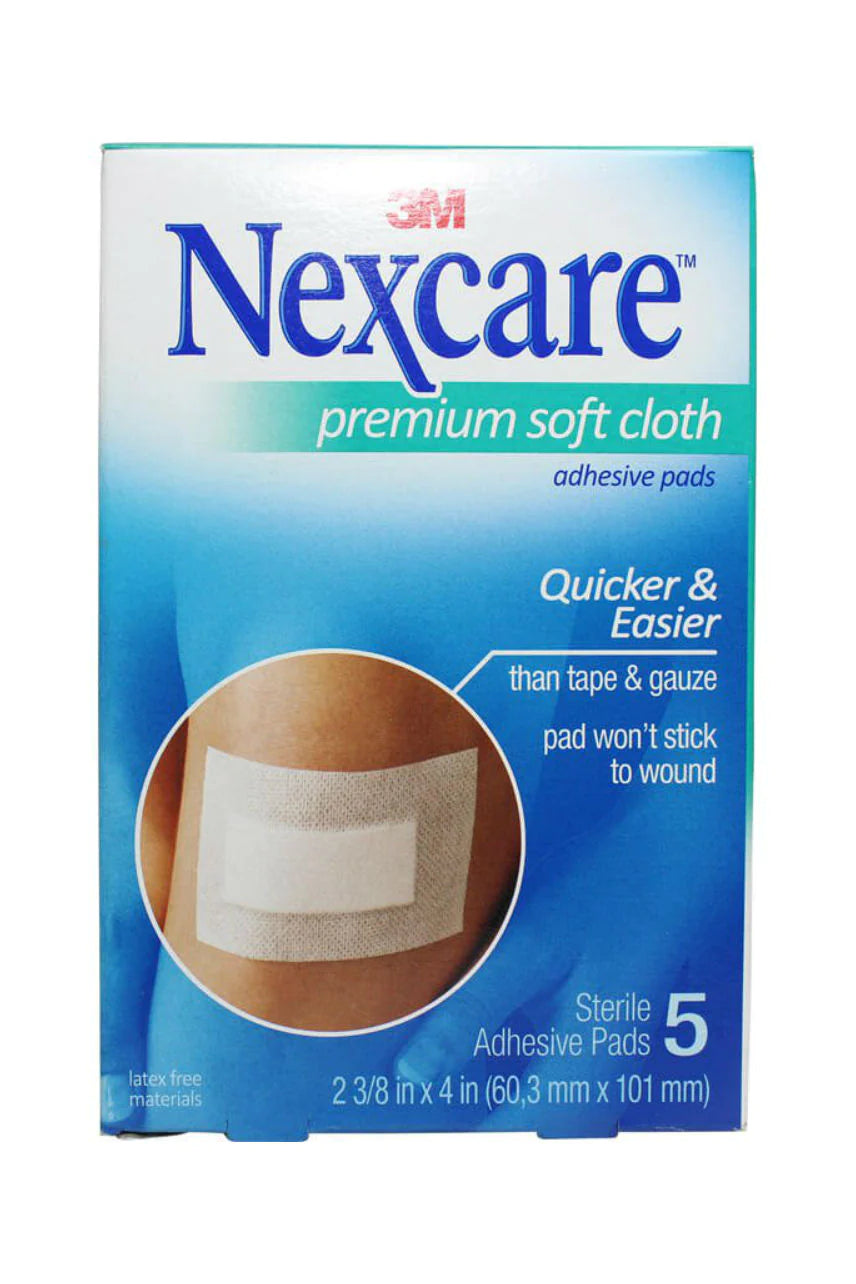 NEXCARE Premium Soft Cloth Adhessive Pad 5-Matakana Pharmacy