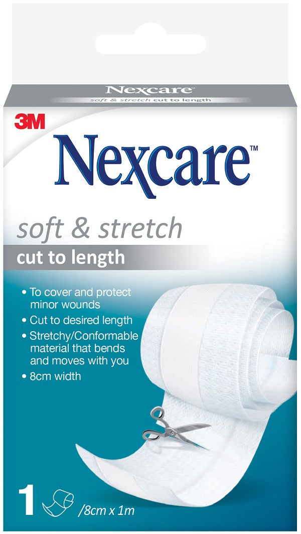 NEXCARE Soft & Stretch Cut To Length 8x1m-Matakana Pharmacy