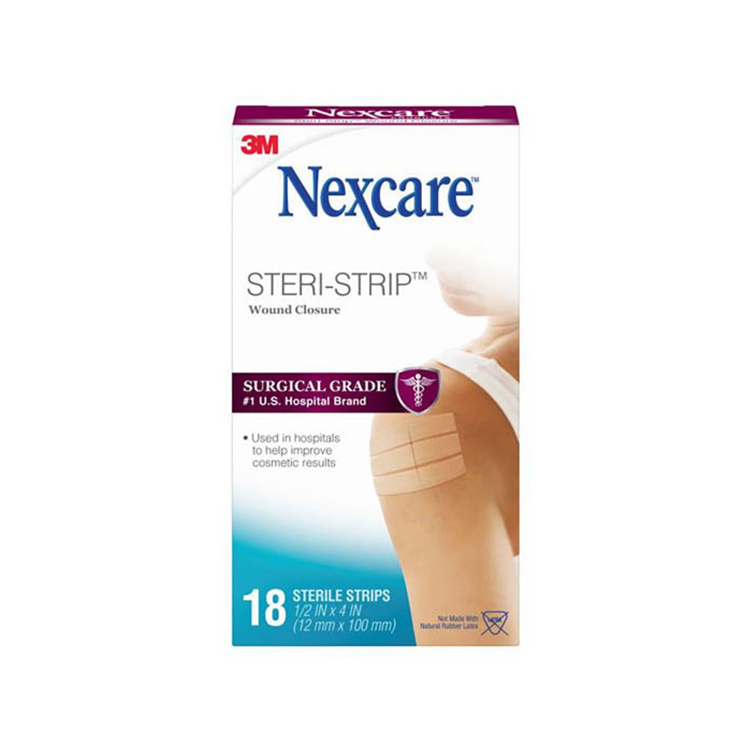 NEXCARE Steri-Strip 12x100mm 18 per box-Matakana Pharmacy