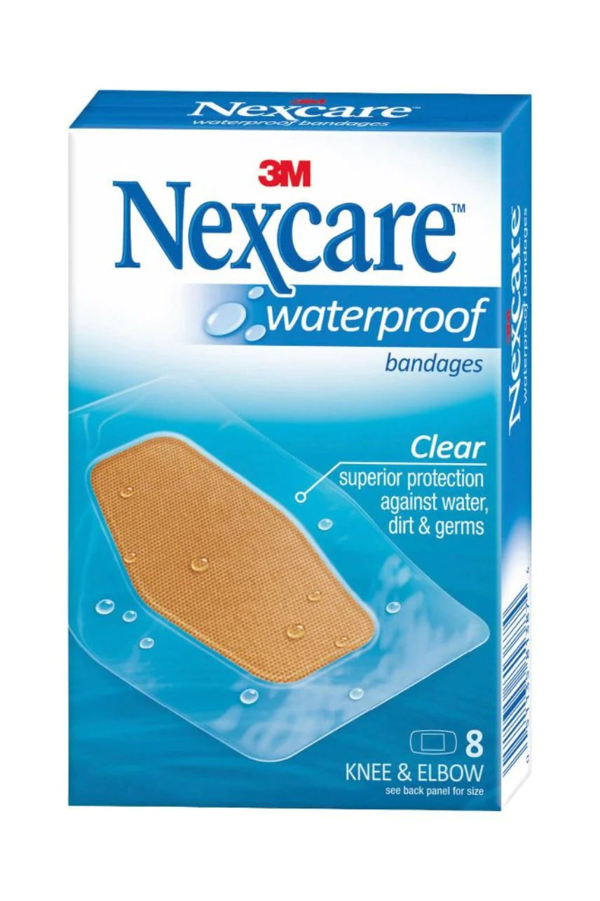 NEXCARE Waterproof Bandage Knee and Elbow 8-Matakana Pharmacy