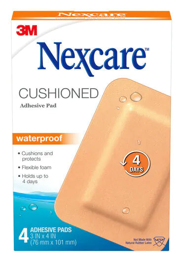 NEXCARFE Absorbant Cushioned Waterproof Adhesive Pad 4-Matakana Pharmacy