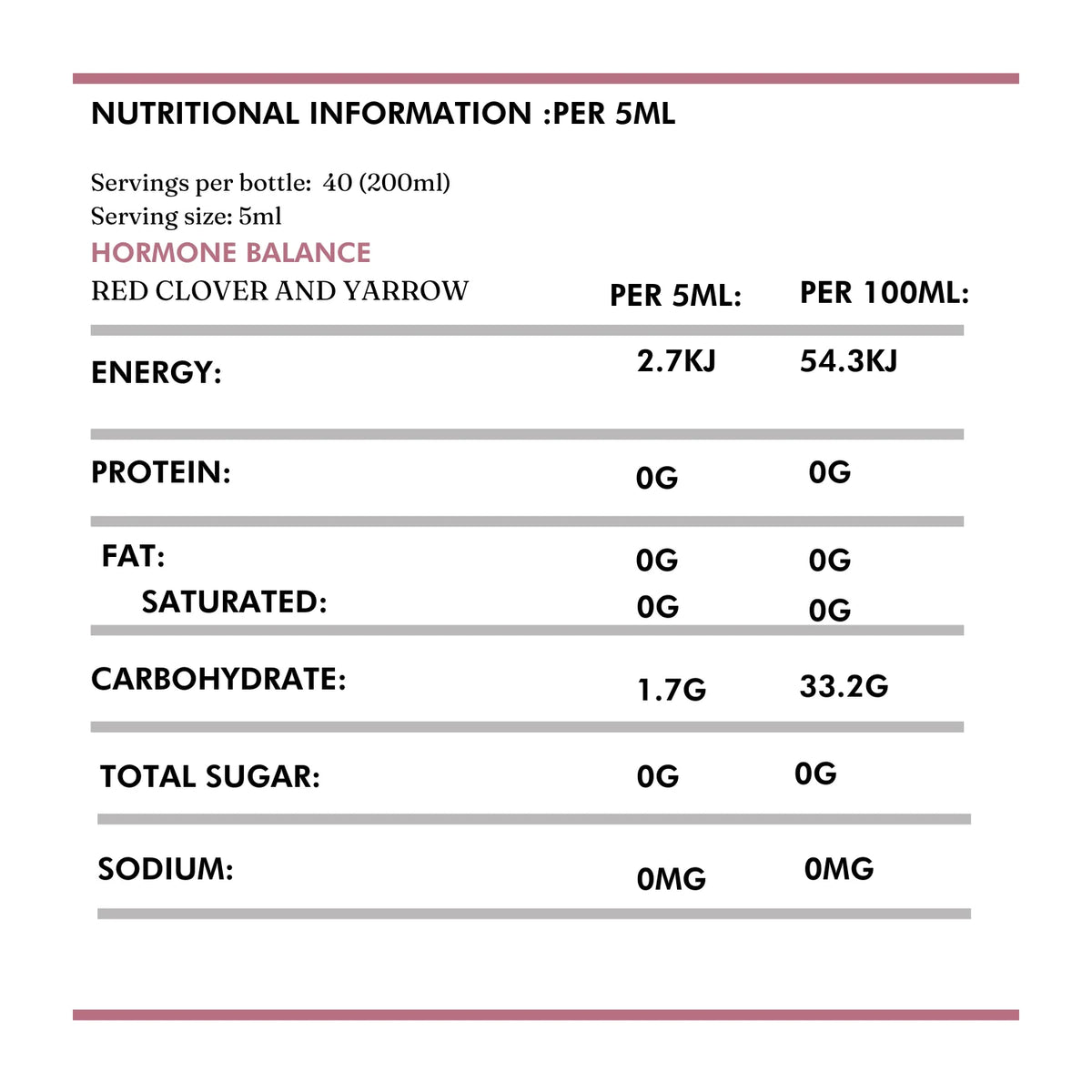 Hormone Balance 200ml-Wild Dispensary-Matakana Pharmacy