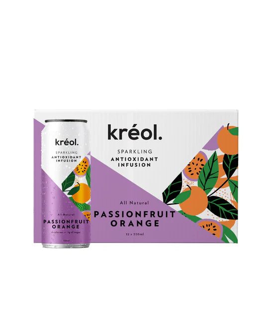 Antioxidant Infusion Passionfruit Orange 330ml-KREOL-Matakana Pharmacy