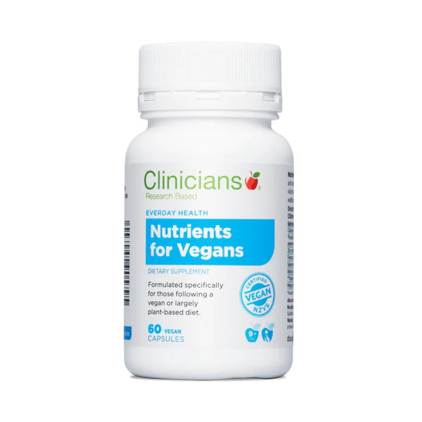 Nutrients for Vegans 60 Capsules | Clinicians-Clinicians-Matakana Pharmacy