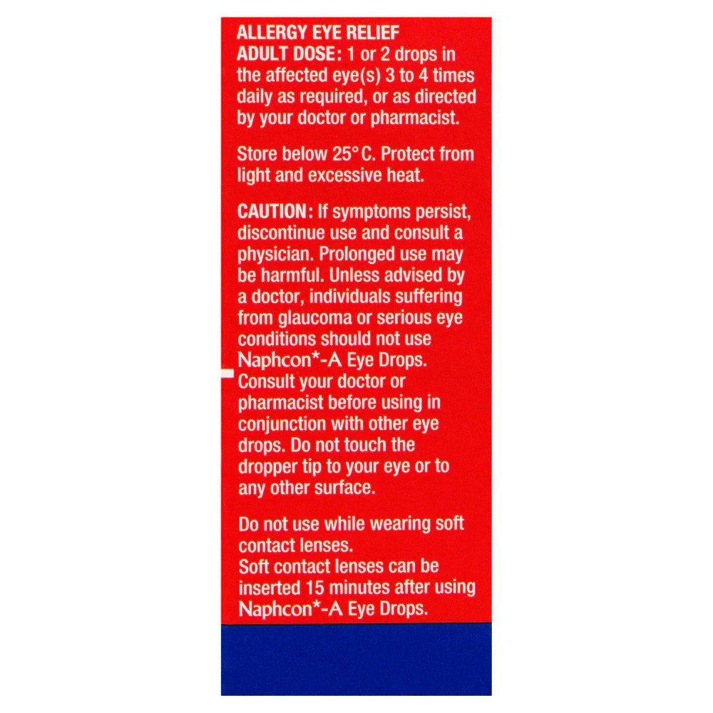 Naphcon-A Allergy Eye Drops 15ml-Alcon-Matakana Pharmacy