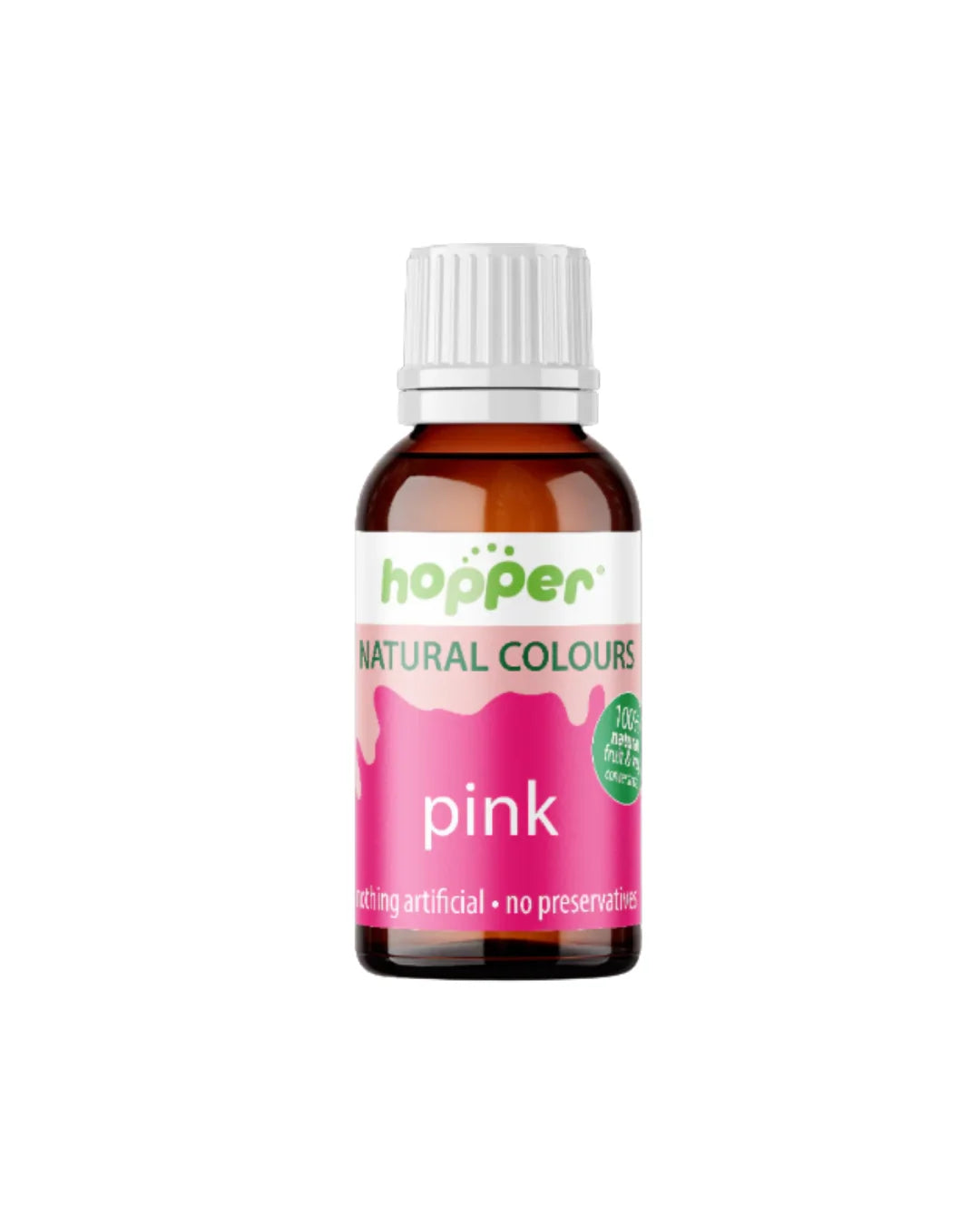 Natural Food Colour Pink 20g-Hopper-Matakana Pharmacy