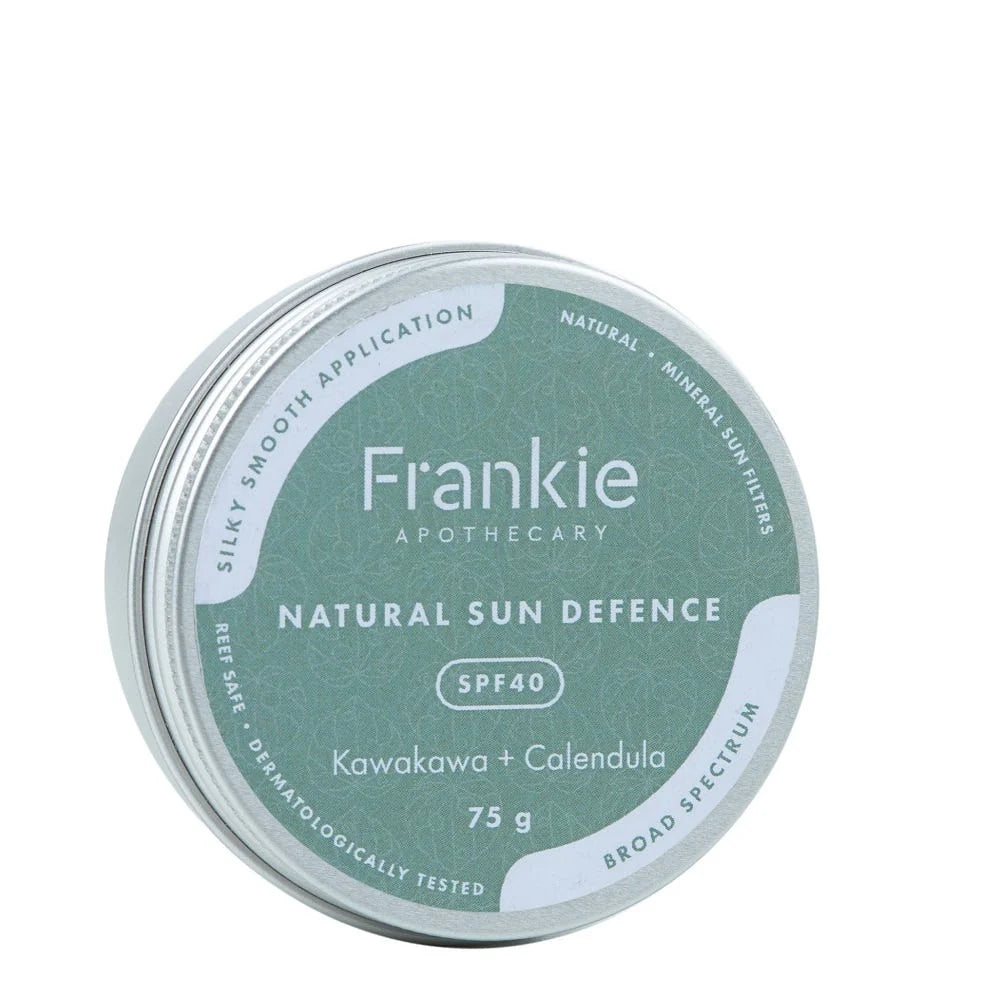 Natural Sun Defence SPF40 75g | Frankie Apothecary-Frankie Apothecary-Matakana Pharmacy