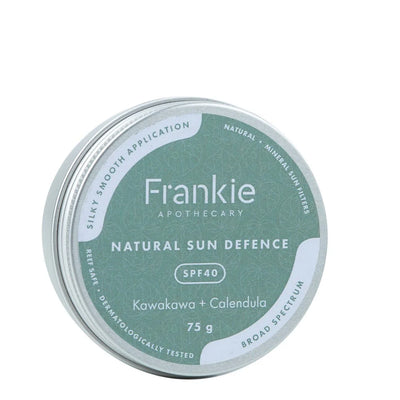 Natural Sun Defence SPF40 75g | Frankie Apothecary-Frankie Apothecary-Matakana Pharmacy
