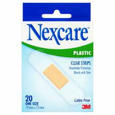N/C Clear Plastic Strips 20pk-Matakana Pharmacy