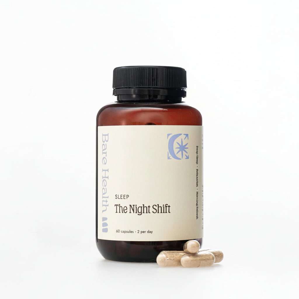 The Night Shift 60 Capsules-Bare Health-Matakana Pharmacy