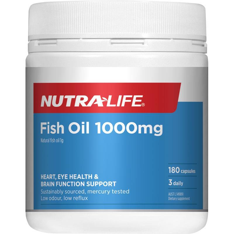 Image of nutralife fish oil 1000mg 180 capsules