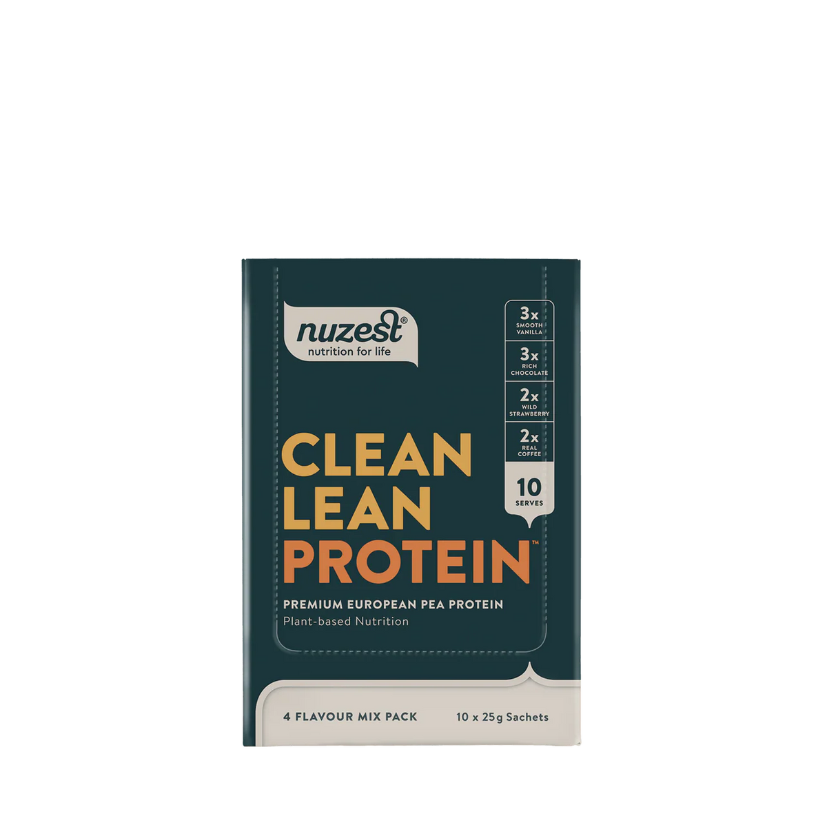 Clean Lean Protein Mixed Pack 10x Sachet Box-Nuzest-Matakana Pharmacy