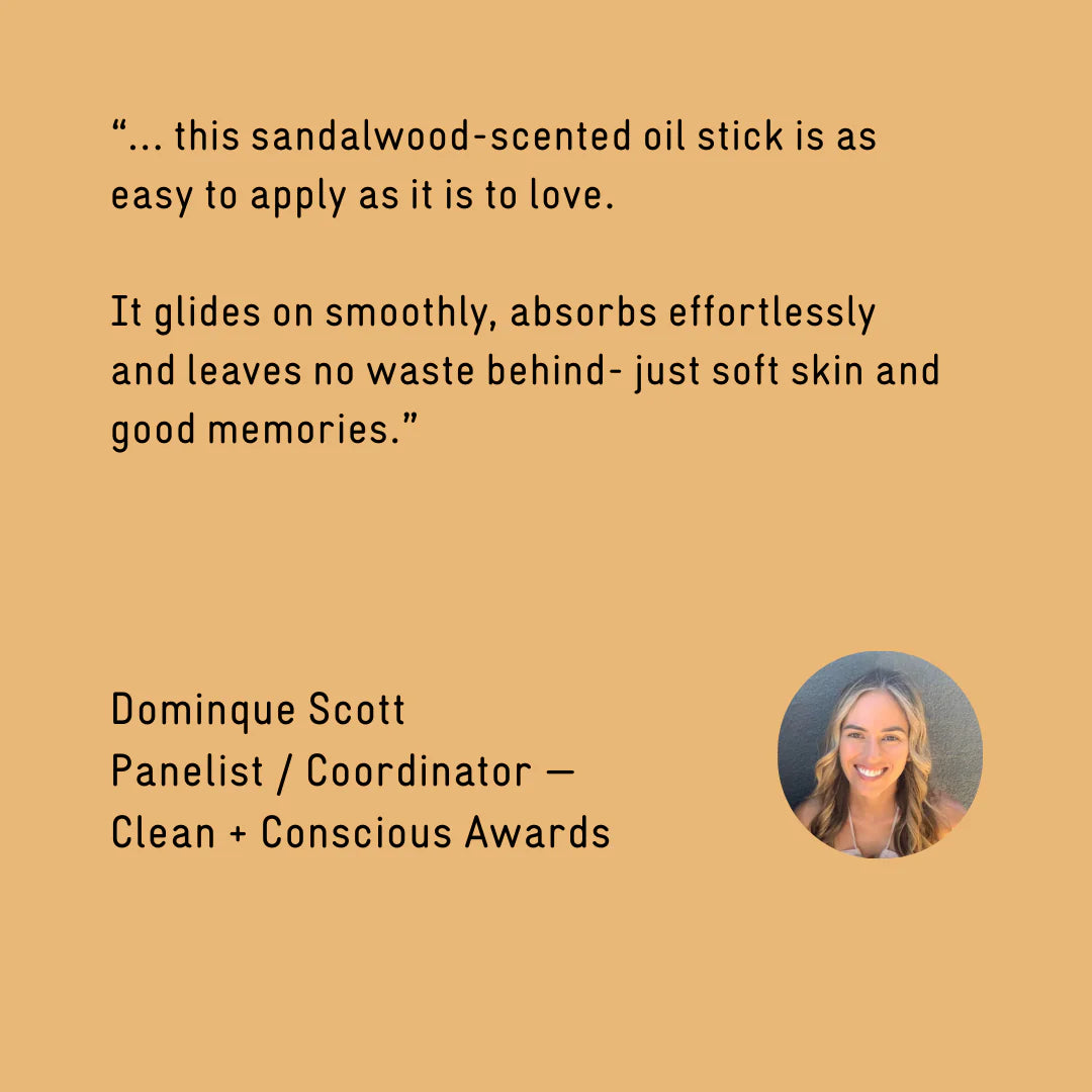 Sandalwood Solid Body Oil 85g-Papermoon-Matakana Pharmacy