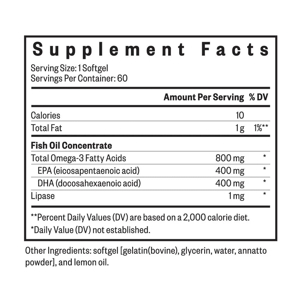 Fish Oil 60 Softgels-Seeking Health-Matakana Pharmacy