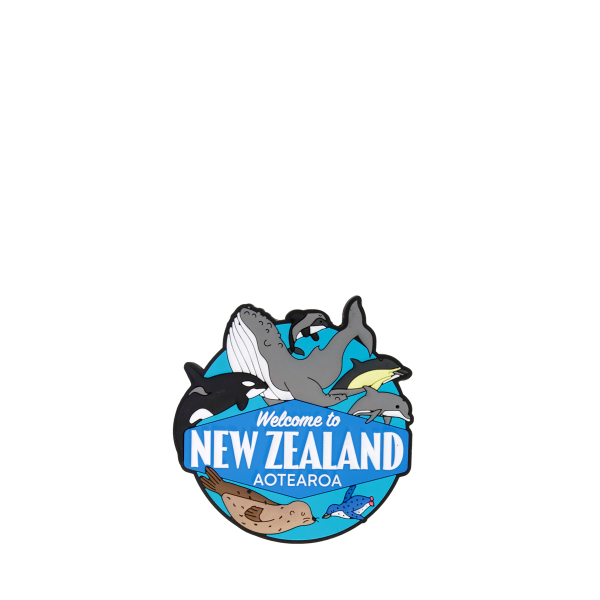 Silicone New Zealand Magnet NZ Sea Life