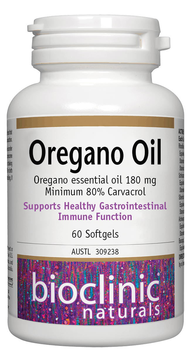 Oregano Oil 60 Caps-BioClinic Naturals-Matakana Pharmacy